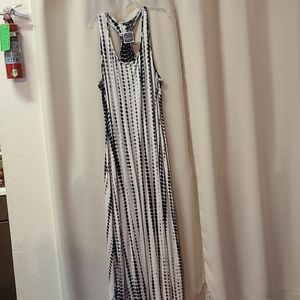 Printed Razorback Maxi Sun Dress